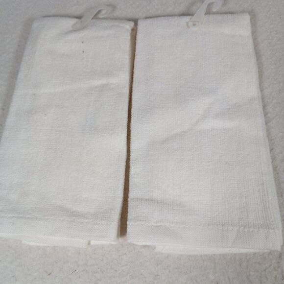 CHRISTMAS Snowmen Fingertip Towels Pair 100% Cotton 12x17 NWT - Picture 4 of 7